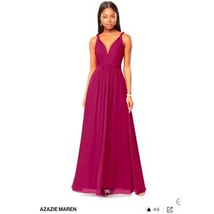 Azazie Maren Bridesmaid dress in Raspberry